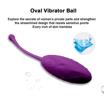 Seks Vibrator Keglove Vaginalne Kroglice Tesen Vibracijska Vadba Jajca Brezžični Daljinski Vibrator Ben Wa Kroglice Adult Sex Igrače Za Ženske