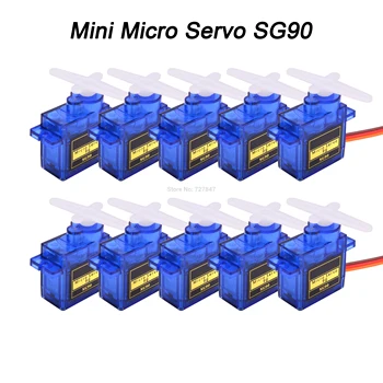 SG90 SG 90 9 G Mini Micro Servo za RC 5pcs / 10pcs / 20pcs / 50pcs / 100 kozarcev / 200pcs veliko Novih 250 450 Helikopter, Letalo, Avto RC