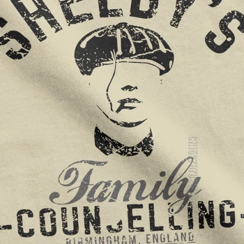 Shelbys Družinsko Svetovanje Peaky Blinders Novost Majica S Kratkimi Rokavi Moški Kratka Sleeved Vrhovi Grafični Osnovne Tees Bombaž O-Vratu T-Shirt