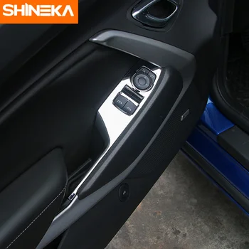 SHINEKA ABS 6 Barv Oken Dvigalo Stikala Plošča Dekorativni Pokrov za Chevrolet Camaro 2017+