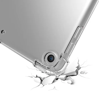 Shockproof mehko silikonsko ohišje za Apple iPad Mini Zraka 1 2 3 4 5 6 7 Pro 9.7 10.2 10.5 11 prilagodljiv odbijača pregleden zadnji pokrovček