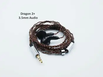 Simphonio Dragon 2+ SWD2plus Dinamičnega Voznika Ob HiFi Čepkov Slušalke