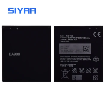 SIYAA Mobilnega Telefona Baterije BA900 Za Sony Xperia GX TX LT29i TAKO-04D S36H ST26I AB-0500 1700 mAh Li-polymer Zamenjava Baterije