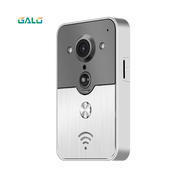 Smart IP Video Interkom povezave WI-FI Video Vrata Telefon Vrata Bell WIFI Zvonec Fotoaparat z Kovinski Material Alarm Brezžične Varnostne Kamere