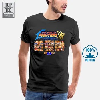 Smešno Moški Majica S Kratkimi Rokavi Ženske Novost Tshirt King Of Fighters 98 (Neo Geo Znakov Izberite) Majico(1) Cool Majica S Kratkimi Rokavi