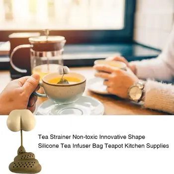 Smešno Čaj Cedilo nestrupeno Inovativne Oblike Silikona Čaj Infuser Vrečko Čajnik za Večkratno uporabo Doma Kuhinjske Potrebščine Čaj Cedilo Orodja