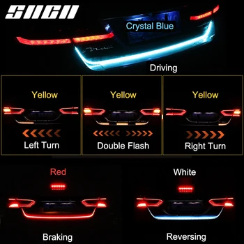 SNCN Trunk Trakovi Luči LED Avto Dinamično Darkice Rep Luč Za Mitsubishi ASX Outlander Cross Sport Mrk Mirage G4 Pajero