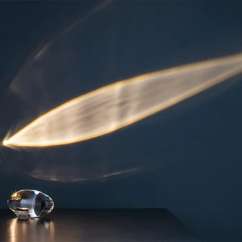 Sodobna Jajce-obliko Kristalov Namizne Svetilke Ustvarjalne Minimalističen Lomom Dnevna Soba Postelji Oblikovanje Osebnosti Projekcija Tabela Svetlobe