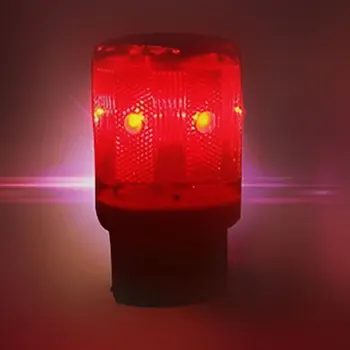 Sončne elektrarne Opozorilne Luči 5V LED Svetilnik Svetlobe Zasilne Razsvetljave, Led Rdeča Utripajoča Lučka za Alarm Prometnih Čoln Jahta Svetilke