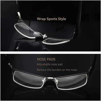 SORBERN Plastična Očala iz Titana TR90 Svetlobni Okvirji Klasičnih Zaviti Športni Slog Očala Moških Navaden Oči, Očala na Recept Objektiv
