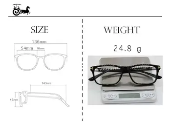 Speike nov modni acetat očala 5407 letnik velik kvadrat slog okvirji za moške in ženske lahko kratkovidnost obravnavi očala