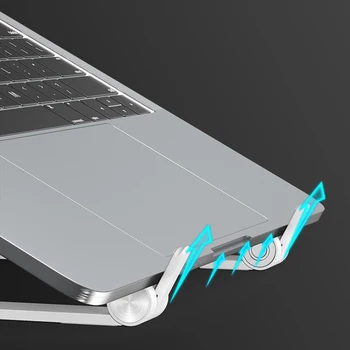 Stojalo za prenosni računalnik MacBook Pro Prenosni Stand Zložljivi Plastični silikagel Tablet Stojalo, Nosilec za Prenosni računalnik Držalo za Podporo Zvezek