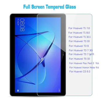 Tablični Kaljeno Steklo Za Huawei MediaPad T5 10 Stekla T3 10 Čast Igrati Pad 2 9.6 8 Screen Protector Za T1 10.1 8 7 Stekla C5 8