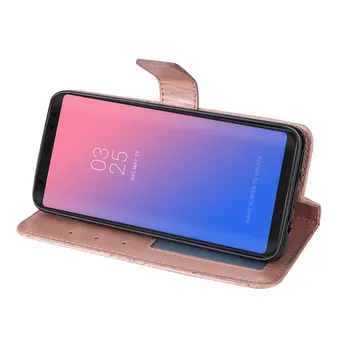 Telefon Etui Coque Kritje velja za Samsung Galaxy J3 J5 J7 2017 2016 Z Mehko TPU Visoke Kakovosti PU Usnja Flip Denarnice