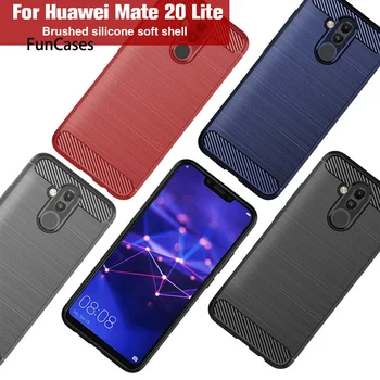 Telefon Primeru Za Huawei P20 Lite Primeru Silikonski Mehko Ogljikovih Vlaken Kritje Za Huawei P30 Pro Lite P20 Pro Primeru Luksuznih Coque Funda