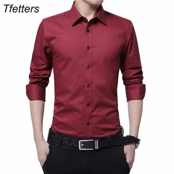 TFETTERS 2020 Modna Bluza Majica Dolg Rokav Poslovnih Socialne Majica Barva Turn-dol Plus Velikost Delo Bluzo blagovne Znamke Oblačil