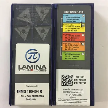 TNMG160404R LT10 Prvotne LAMINA karbida vstavite z najboljšo kakovost 10pcs/veliko brezplačna dostava