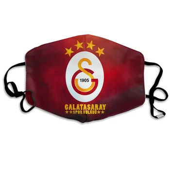 Turčija Galatasaray Nogometni Klub Logotip Usta Maske Kul Lev Vzorec Za Večkratno Uporabo Obraz Krpo Masko Stroj Varstvo Za Odrasle, Otroci