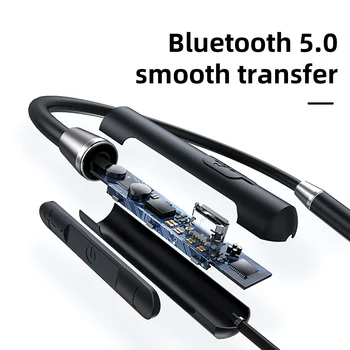 TWS Brezžična tehnologija Bluetooth 5.0 Slušalke Magnetni Šport Teče Slušalke IPX5 Nepremočljiva Šport Čepkov za Zmanjšanje Hrupa Slušalke D7
