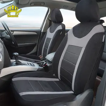 Univerzalni avto sedeža kritje Premium avto pokrov so Primerni za večino avtomobilov, siva Avtomobilske notranjosti za Toyota, BMW, Ford, Mazda Kia Lada Skoda