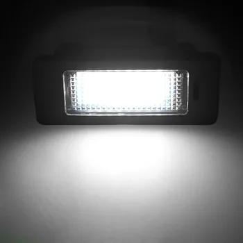 Urbanroad 2pcs 24SMD 2835 Avto LED Tablice Svetloba Svetilke 6000K Napak Za BMW E39 M5 E70 E71 X5 X6 E60 M5 E90 E92 E93 M3