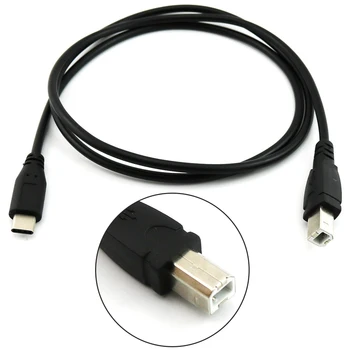 USB-C USB 3.1 Tip C Moški na USB 2.0 B Tip Moški Podatkovni Kabel Kabel Telefon Tiskalnik
