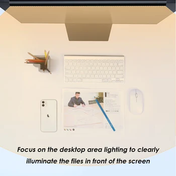USB Oči Nego LED Desk Lučka Ne Utripa Stepless Zatemnitev Za Računalnik PC Zaslon bar Viseče Luči urad Lučka za Branje