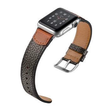 Usnje pasu za Apple watch trak zapestnica correa apple ura 5 3 band 44 42mm 40 mm 38 mm iwatch serije 5 4 3 2 44 42 40 38 mm