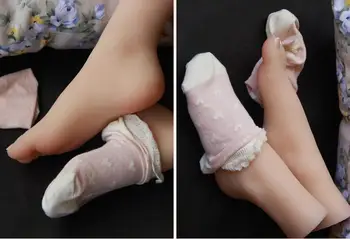 V realnem življenju simulacije ženska stopala manekenka obutev kadra rekvizitov, pedikura slikarstvo poučevanja nogavice 1pc A389