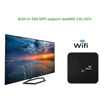 V88 5G Dual Band WiFi 4K High Definition Player, TV Set Top Box EU/UK/NAS Plug