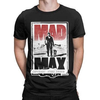 Vintage Mad Max Tshirt Fury Road Movie Bojevnik Hardy Dejanje Sci Fi Vožnjo Avtomobila Natisnjeni Vrhovi T Shirt Camisas Hombre