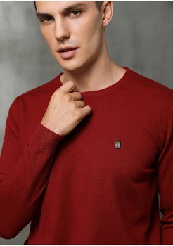 Visoka kakovost 2020 Men ' s long sleeve O-vratu puloverji priložnostne Volne moški puloverji pleteni puloverji mens oblačila 10colors