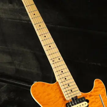 Visoka kakovost amber prešite javorjev vrh zavezujoče musicman električna kitara brezplačna dostava