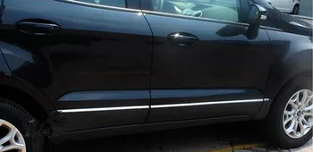 Visoko kakovostne ABS Chrome telesa strani letve stranska vrata dekoracijo Za Ford Ecosport 2013 2018 Avto styling