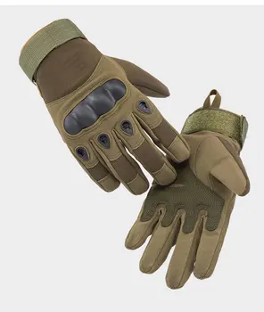 Vojaško Taktično Moških Polno Prst Rokavice Za Zaslon Na Dotik Paintball Airsoft Težko Členek Plezanje, Jahanje Vojske Boj Proti Lovski Rokavice