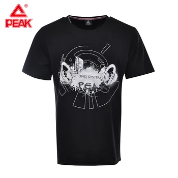 VRH Moške Poletne Športne Kratek Rokav Prostem Priložnostne T-Shirt Dihanje Udobno Šport Kul Black Multi Slika T-Shirt