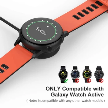 VROČE Brezžični Polnilnik Dock za Samsung Galaxy Watch Aktivna 2 40 mm 44 Smart Watch Polnilnik Manšeta Nosilec
