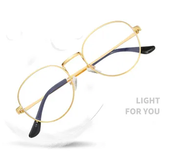VWKTUUN Prevelik Krog Očal Okvir Ženske Moški Očala Optičnih Očal Okvir Letnik Eyeglass Okvir Moški Ženski Ponaredek Očala