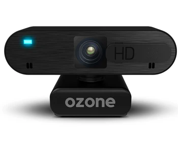 Webcam gaming PC OZONA LiveX50 zasnovan za igre na Srečo, spletno Kamero ločljivosti 1080p, 30 fps, 2 mikrofona, samodejno ostrenje, USB, Črna