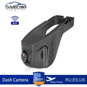WIFI Brezžični Avto DVR Dash Cam Full HD 1080P Night Vision Vožnje Diktafon za Snemanje Videa Dash Fotoaparat Samodejno Tajnik dashcam