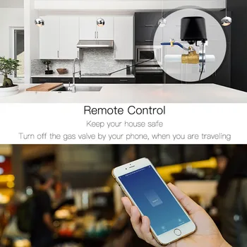 Wifi Smart Ventil Domov Avtomatizacija Sistema za Krmiljenje Ventila za Plin Ali Vodo Glasovni Nadzor Dela Z Alexa Echo googlova Domača stran