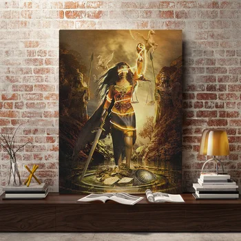 Wonder Woman 1984 Plakat Platno Wall Art Okras Odtisov za Dnevni Sobi Doma Spalnica Dekor Slikarstvo