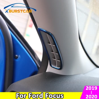 Xburstcar Za Ford Focus 2019 2020 Avto Styling Spredaj, Klimatska Prezračevalni Odprtini Kritje Dekoracijo Trim Nalepke, Dodatki