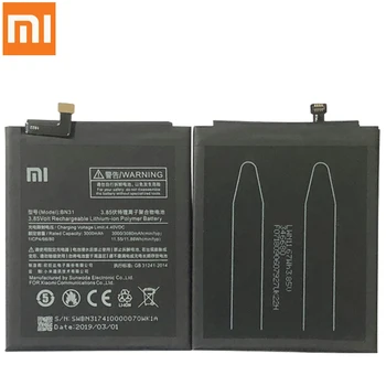 Xiao Mi Originalne Baterije Telefona BN31 Za Xiaomi Redmi Opomba 5A/Opomba 5/Opomba 3/3/3S/3X/3Pro/4X/6/6A/Opomba 4 Zamenjava Baterij