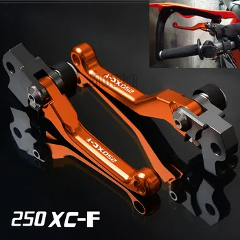 Za 250XC-F 2007-2018 250 XC-F XCF XC F CNC Aluminija Motocikel DirtBike Umazanijo Pit Bike Motokros Pivot Zavorne Ročice Sklopke