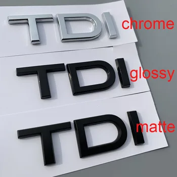 Za Audi A7 A8 A6L V7 TDI 1.9 TDI 2.0 TDI 2.5 TDI 2.7 TDI 3.0 TDI Chrome Emblem Avto Styling Zadaj Prtljažnik Pismo Število Logotip Nalepko