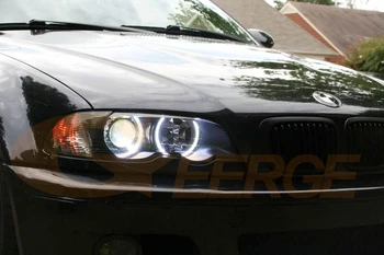 Za BMW E46 M3 Coupe Zamenljivih 2001-2006 Odlično Ultra svetla SMD LED Angel Eyes halo obroči za vgradnjo Dnevno Svetlobo avto Dodatki