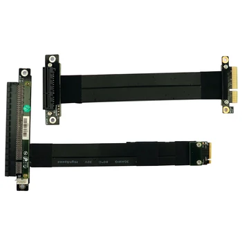 Za BTC Rudarstvo M2 2230-2280 PCI-E 3.0 Riser Card 32 G/sbt M. 2 za NGFF za NVMe, da PCIe x16, Podaljšek Kabel SATA Napajalni Kabel