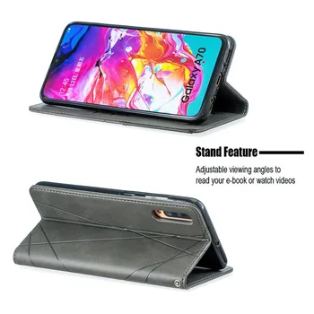 Za Funda Samsung Galaxy A70 torbica Za Samsung A70 70-SM-A705F Coque Luksuzni Magnetni Denarnica Usnje Flip Telefon Kritje Etui