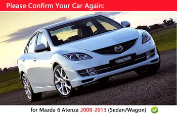 Za Mazda 6 2008-2013 Pribor Chrome Vrat Ročaj Atenza 2009 2010 2011 2012 Limuzina Vagon Kritje Avto Nalepke Avto Styling